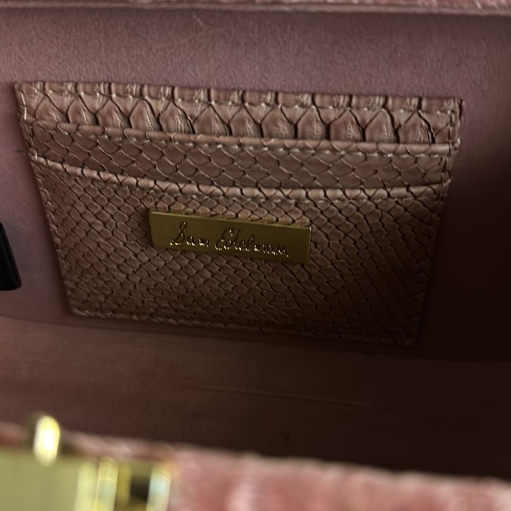 Sam Edelman Pink Floral Embroidered Clutch - Picture 5 of 6